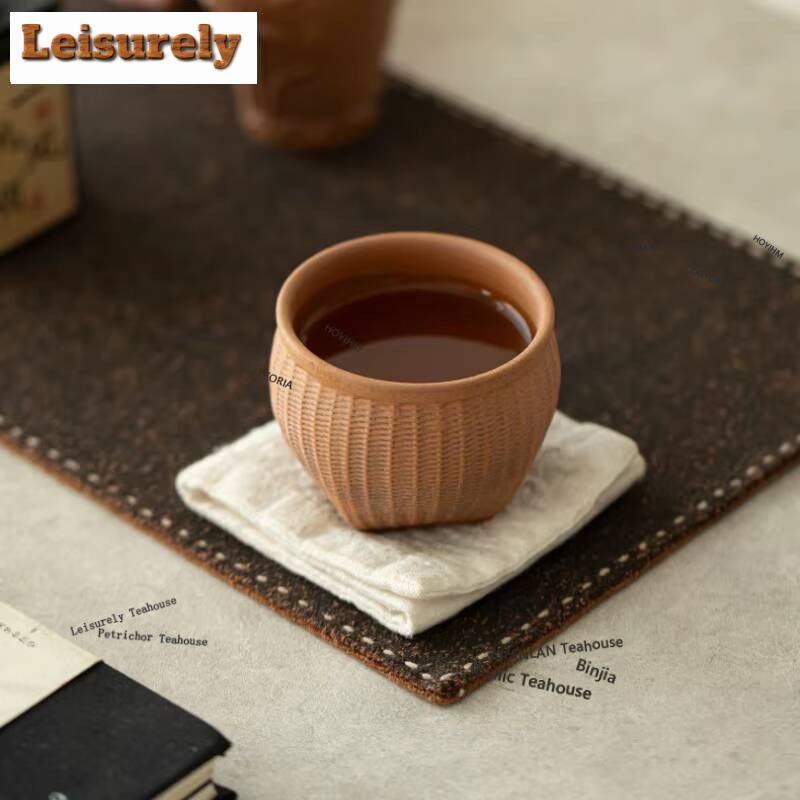 Vintage Collectible Pottery - Чайная чашка ручной работы из старинной