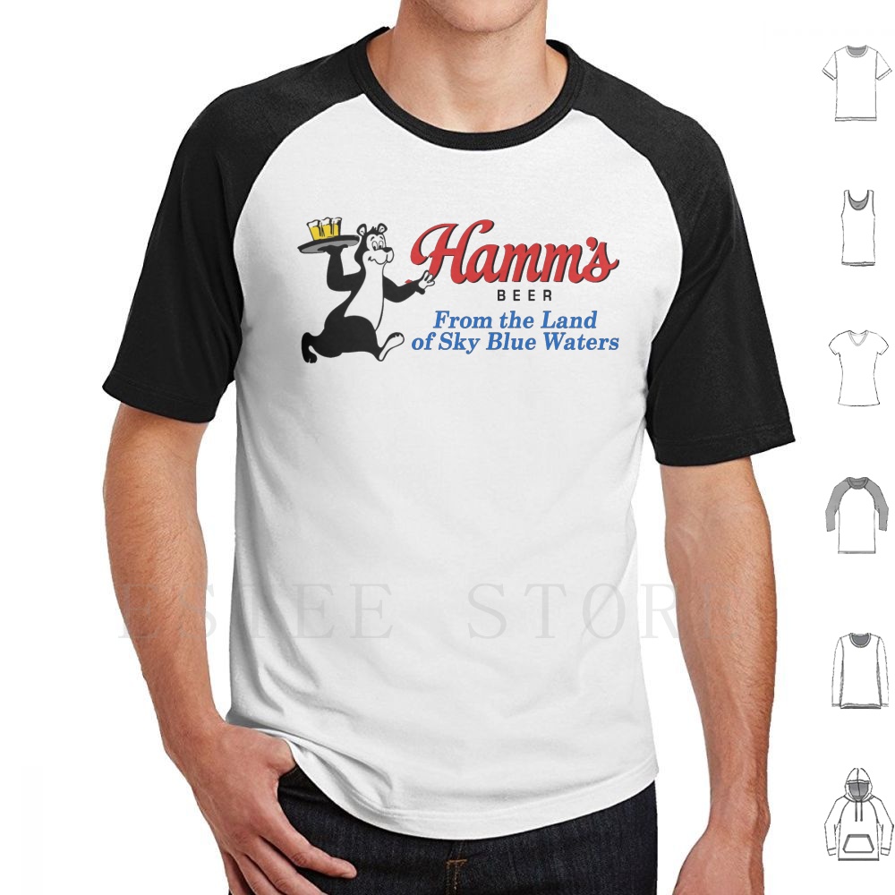 Collectible Vintage T Shirts - Футболка с дизайном Beer Bear Hamm's,
