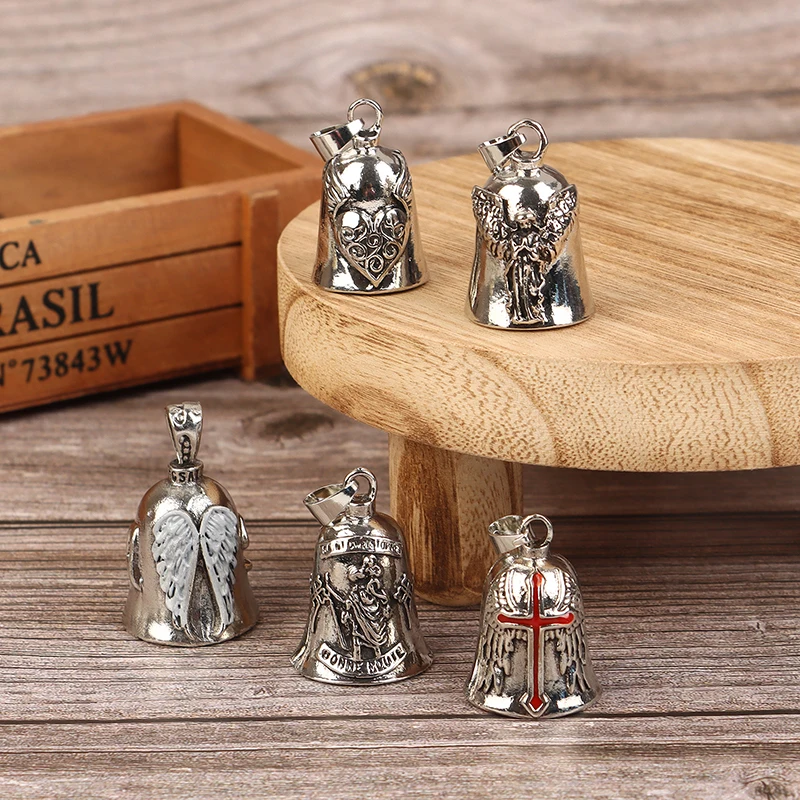 Vintage Collectible Item - Брелок Lucky Bell, винтажный крест, крылья