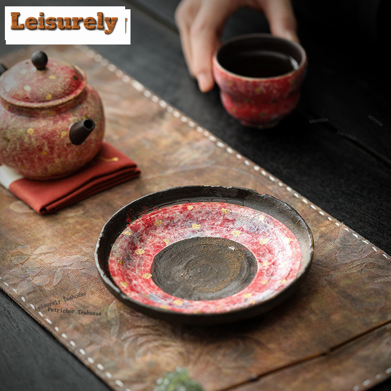 Vintage Collectible Pottery - HOYIHM Ручной работы, из необработанной красной