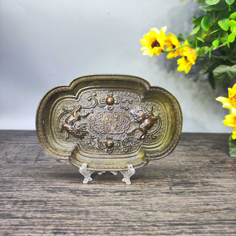 Vintage Collectible Ashtrays - Антикварная коллекция, винтажная медная подставка для
