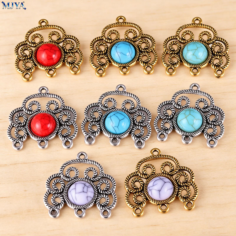 Vintage Collectible Item - MJYA 5 шт./лот, винтажные соединительные подвески