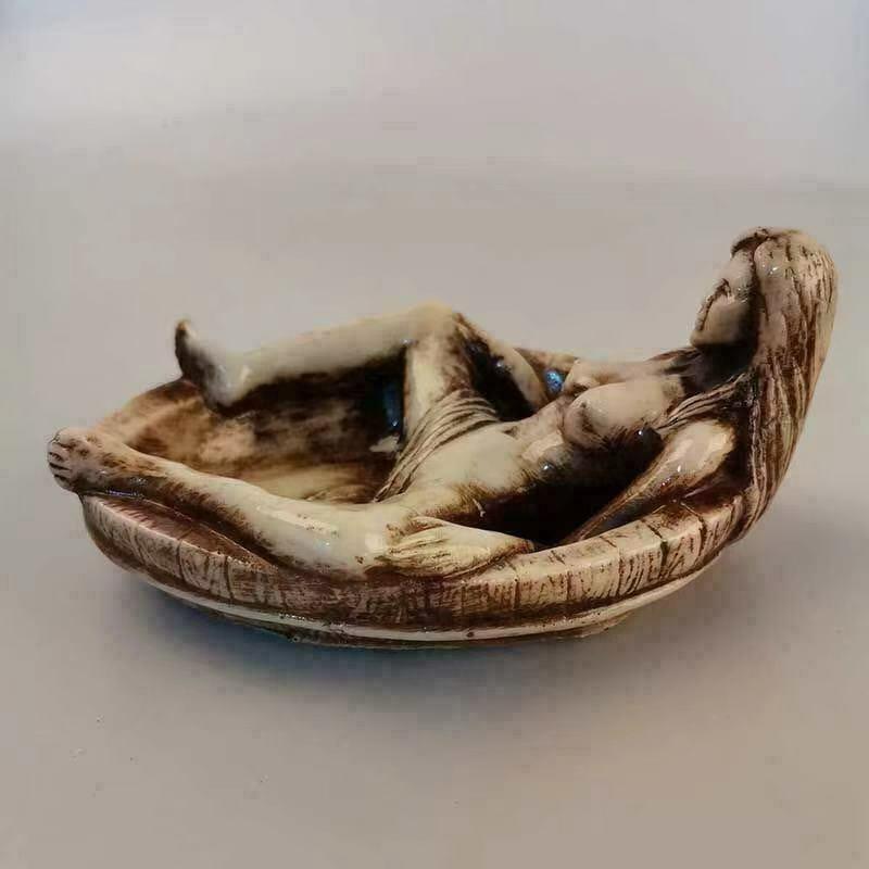 Vintage Collectible Ashtrays - Редкая китайская антикварная пепельница - красивая