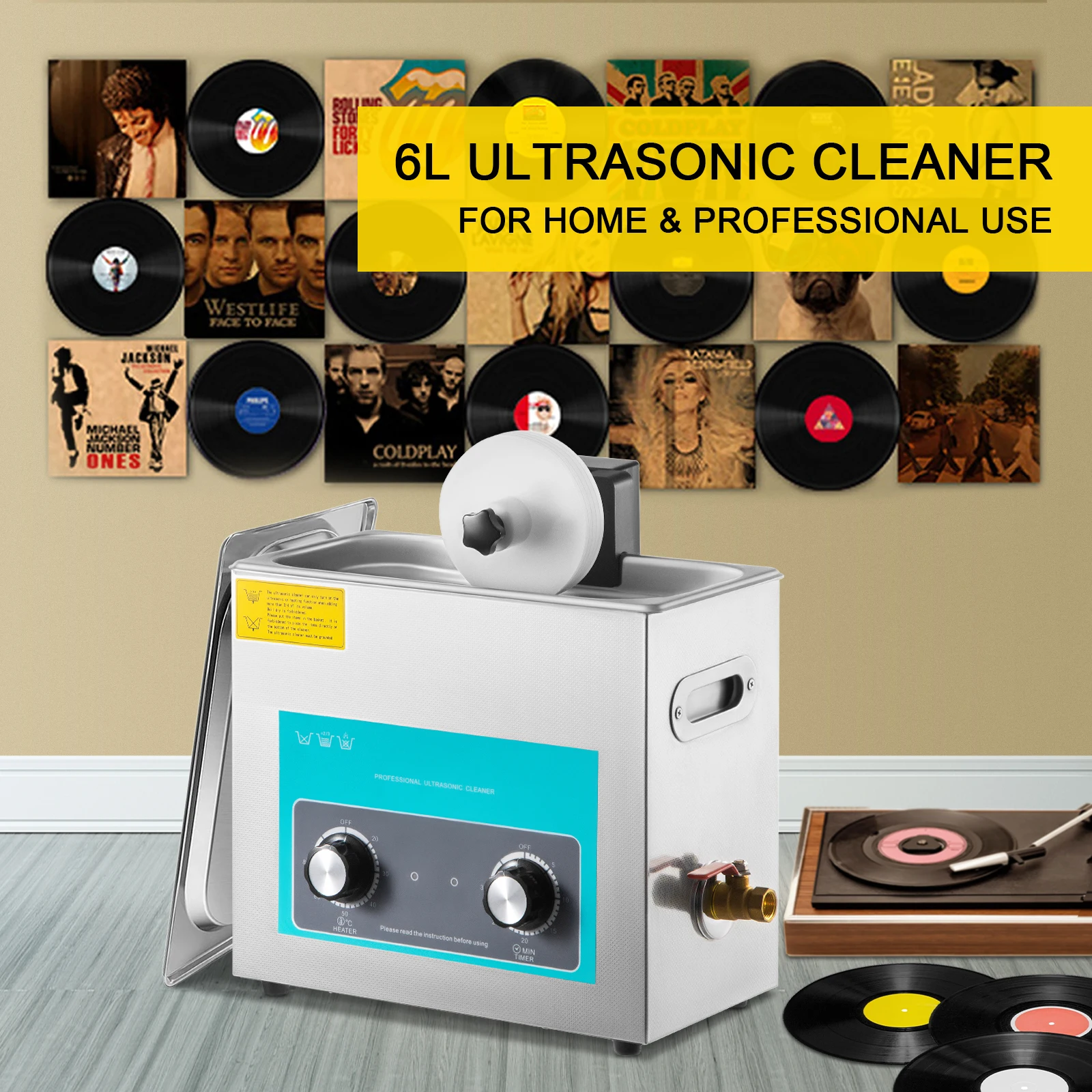 Ультразвуковая мини-мойка SIHA – обзор и цена Vinyl Record Cleaner
