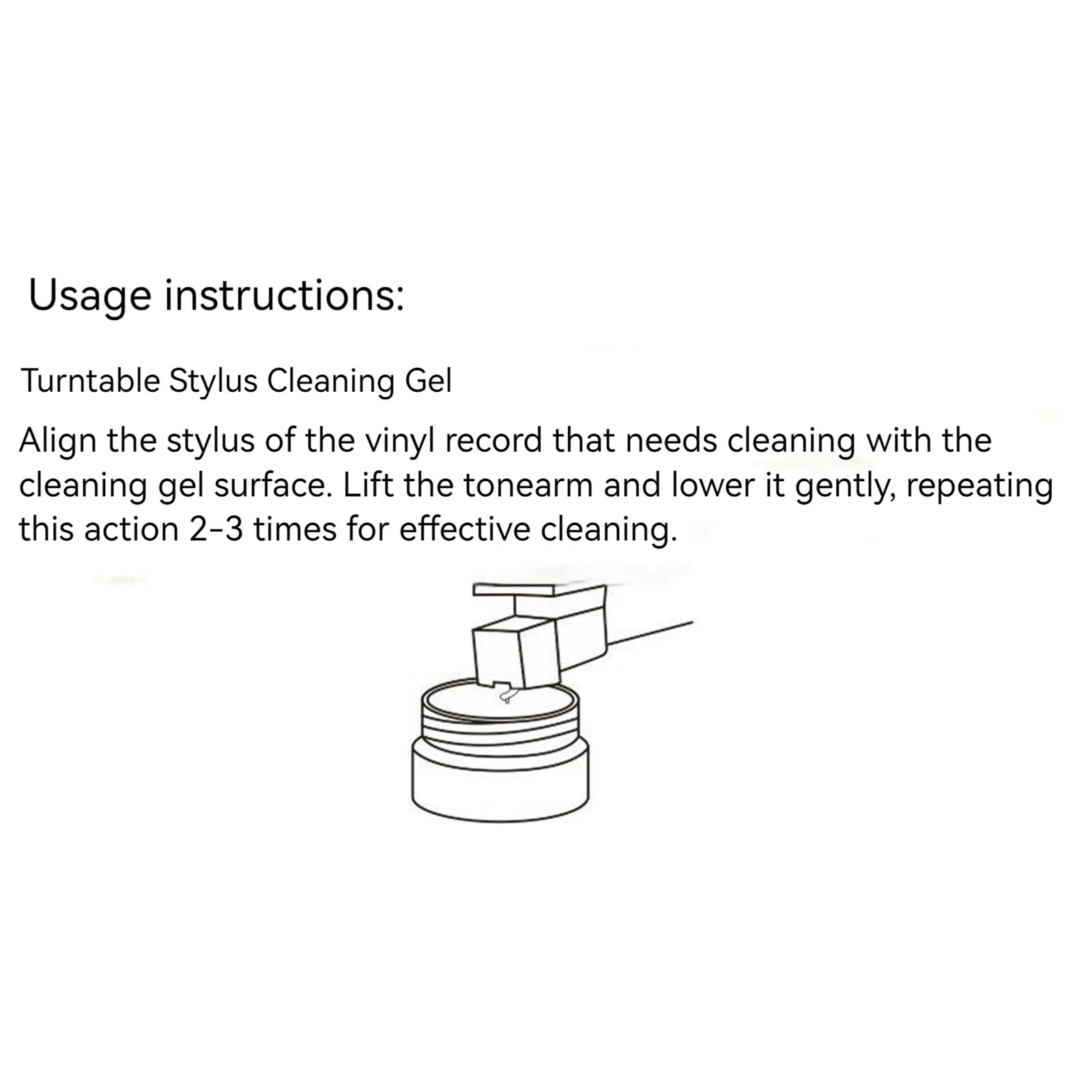 Клей для чистки стилусов, мног – обзор и цена Vinyl Record Cleaner